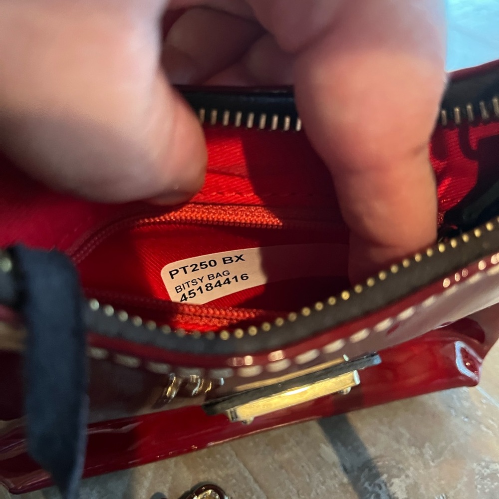 Dooney & Bourke Red Mini Bag - Picture 9 of 14
